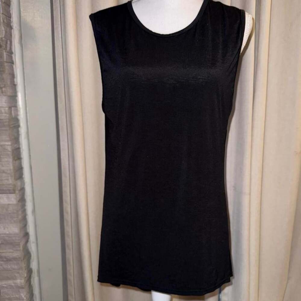 LRG Sleeveless Longline Tank Top Size M Black Streetwear